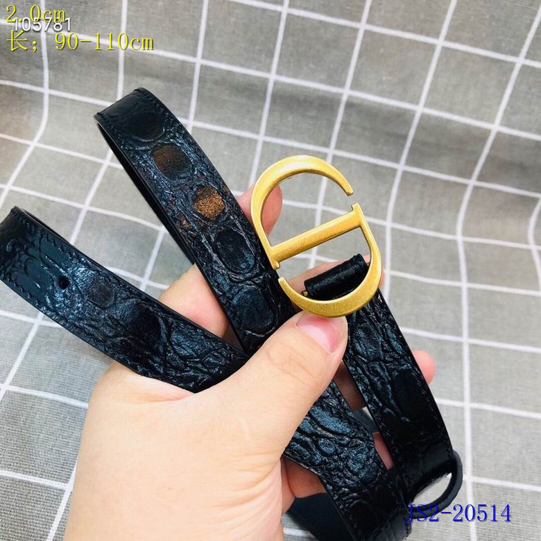 Dior Belt 20mmX95-110cm 7d10